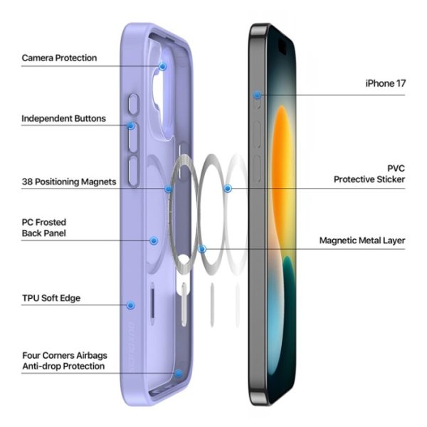 Case Dux Ducis Yind Apple iPhone 17 purple - Image 3