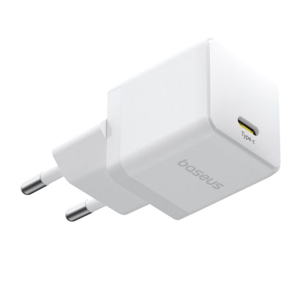 Charger Baseus Palm 20W USB-C + USB-C to USB-C cable 1.0m white P10111602213-01 - Image 3