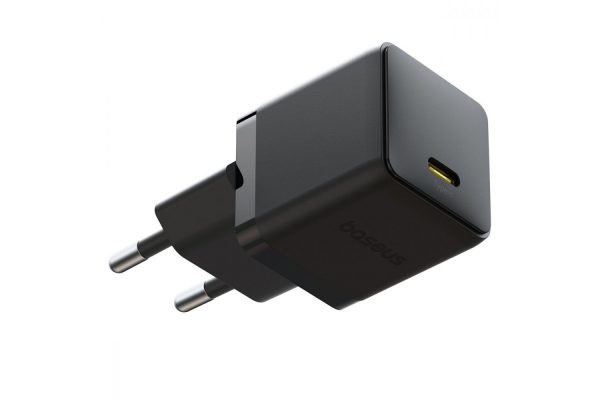Charger Baseus Palm 20W USB-C + USB-C to USB-C cable 1.0m black TZCCSUP-L01 - Image 3