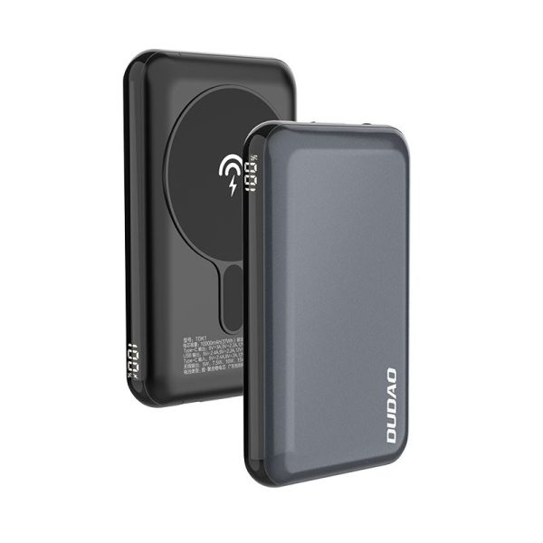 External battery POWER BANK Dudao (TGK1) 10000mAh with wireless charging (Magsafe 15W) black