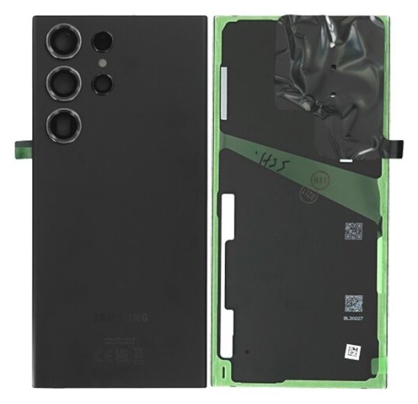 Back cover for Samsung S918 S23 Ultra Phantom Black original (service pack)