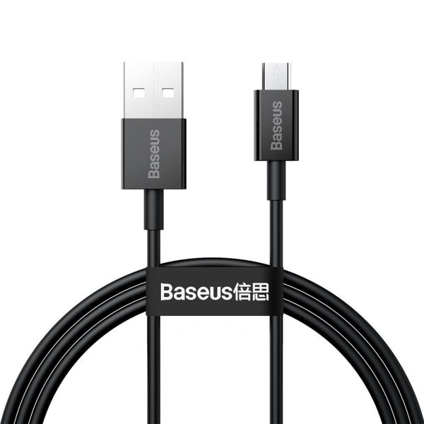 USB cable Baseus Superior USB-A to MicroUSB 2A 1.0m black CAMYS-01