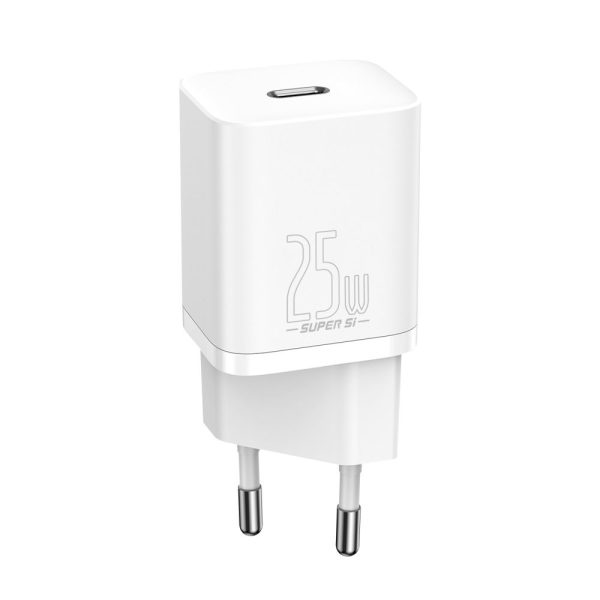 Сетевая зарядка Baseus Super Si 25W USB-C белый CCSP020102