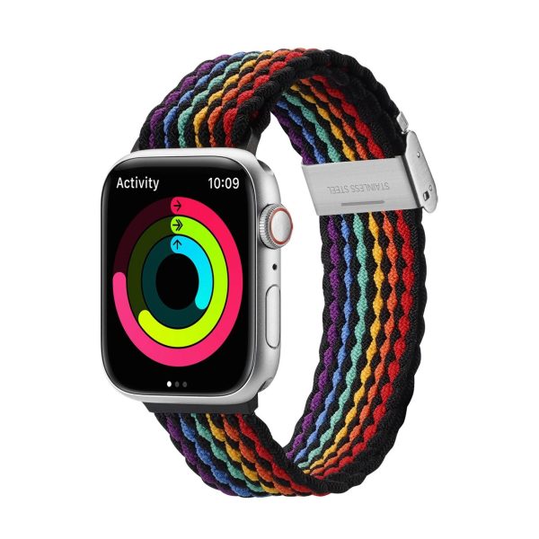 Браслет Dux Ducis Mixture II Series Apple Watch 38/40/41mm Dark Stripes