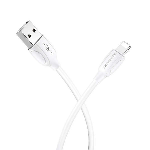 USB cable Borofone BX19 USB-A to Lightning 1.0m white