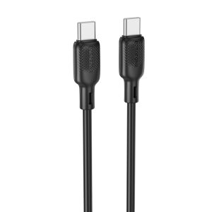 USB кабель Borofone BX113 60W USB-C to USB-C 2.0m черный