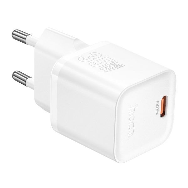 Сетевая зарядка Hoco N66 35W GaN USB-C белая