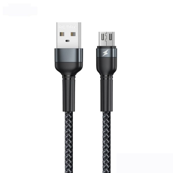 USB кабель Remax RC-124m USB-A to MicroUSB 1.0m черный