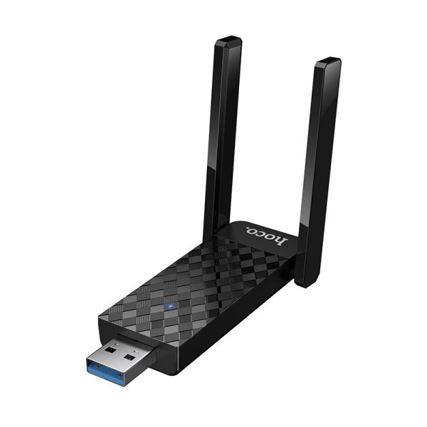 USB Wi-Fi адаптер Hoco HI34 Wi-Fi6 черный
