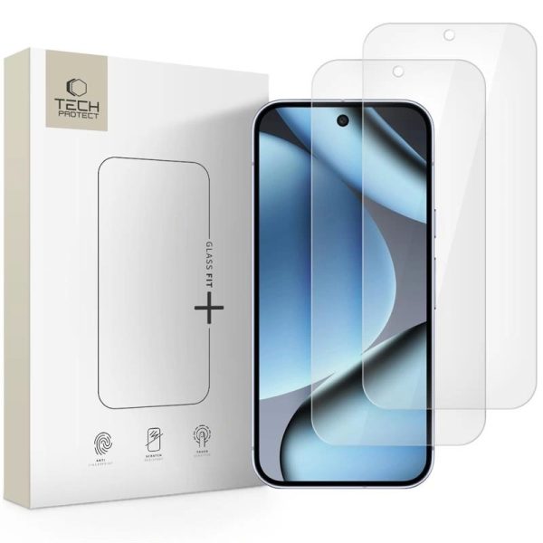 Tempered glass Tech-Protect Glass Fit+ 2-Pack Google Pixel 9 Pro XL/10 Pro XL
