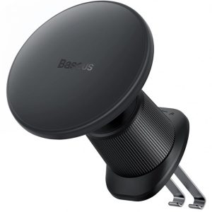 Автомобильная зарядка-держатель магнитный Baseus CW01 MagSafe 15W черный C40141001111-00