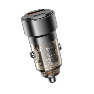 Автомобильная зарядка Borofone BZ20 PD20W+QC3.0 38W черная