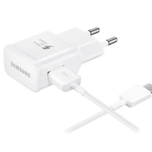 Charger original Samsung Fast Charging (EP-TA200W) (15W) white + microUSB cable