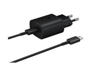 Charger original Samsung Fast Charging (EP-TA800B) (25W) black + USB-C cable