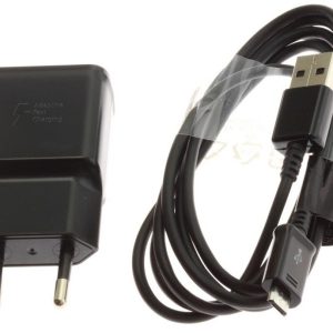 Charger original Samsung Fast Charging (EP-TA200W) (15W) black + microUSB cable