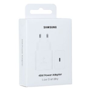 Charger original Samsung (USB-C) EP-T4511NWE (45W) white with box