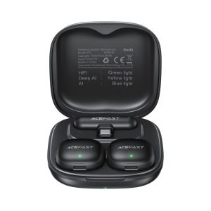 Wireless microphone set Acefast R1 black