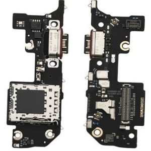 Шлейф Xiaomi 14T Pro с разъемом зарядки и микрофоном, SIM контакт карты оригинальный (service pack)